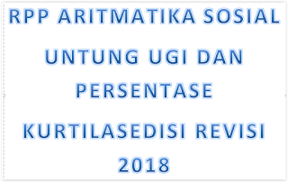 RPP aritmatika sosial untung rugi dan persentase