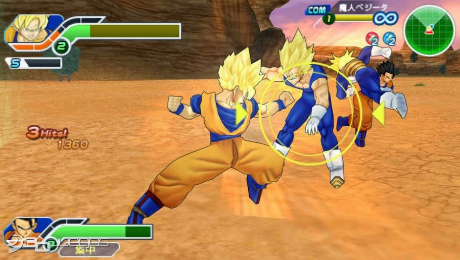 DRAGON BALL Z TENKAICHI TAG TEAM [PPSSPP+PSP] ISO/CSO ROM ...