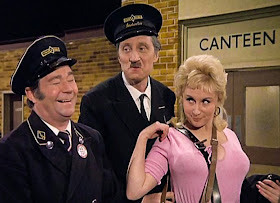 with Reg Varney, Stephen Lewis, unidentified actress