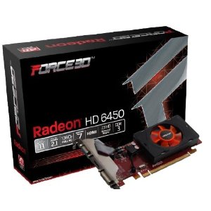  Force3D AMD ATI radeon HD 6450 2Gb DDR3 HDMI DVI VGA video graphics card PCI express pcie x16 HD 1080P windows 7/vista/XP
