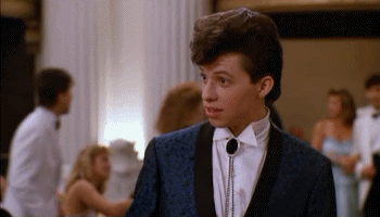 Duckie Pretty in Pink reaction gif