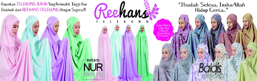 Telekung Reehans Pilihan Muslimah