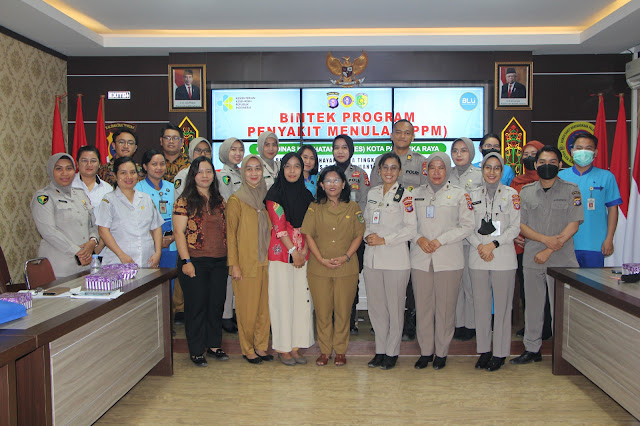Tingkatkan SDM Pengelola Program P2PM, Rumkit Bhayangkara Terima Bimtek Bidang P2P Dinkes Kota Palangka Raya