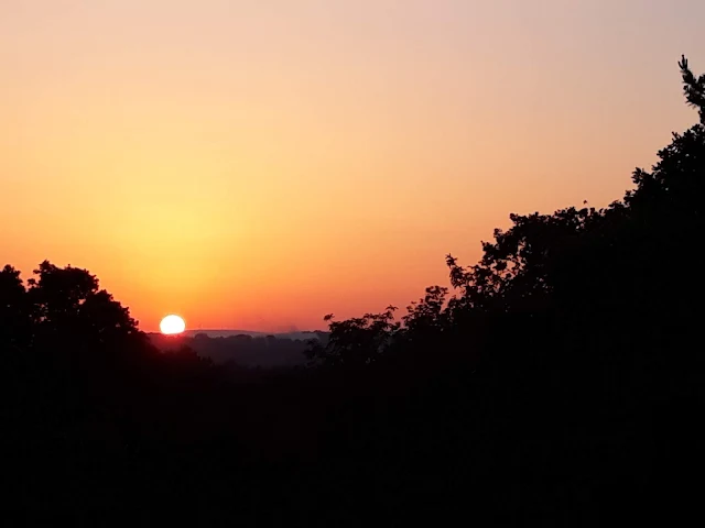 puesta de sol