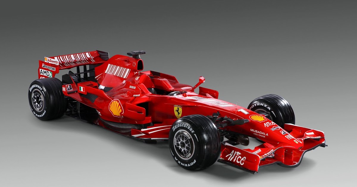 Dinosaurs and Robots: Stunning High Res Images of 2008 Ferrari F1 Race Car