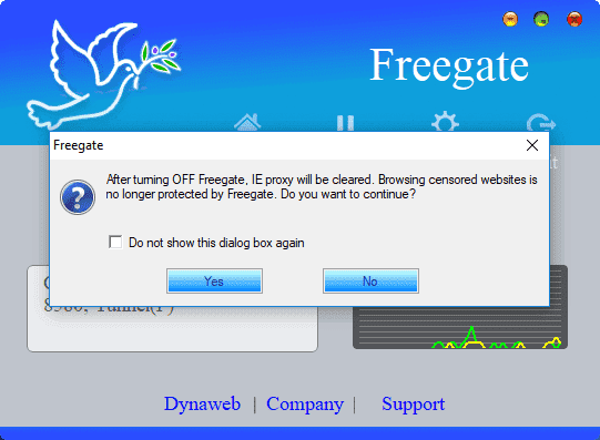 برنامج  بروكسي Freegate