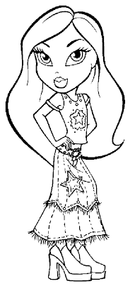 Bratz Coloring Pages on Bratz Coloring Pages  Bratz Colouring Pages
