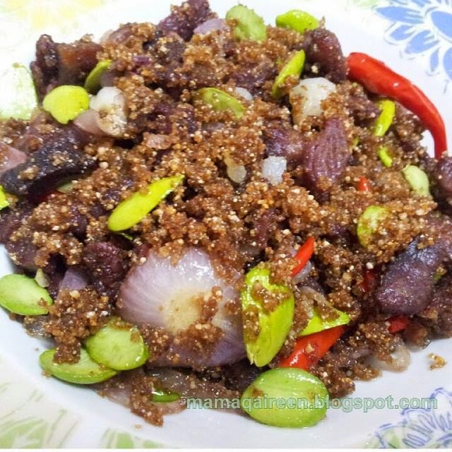 Resepi Daging Pekasam Masak Petai Sedap