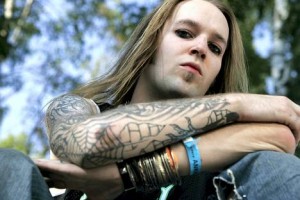  Alexi Laiho " The letters “COBHC” (Children of bodom hate crew) tattoo"