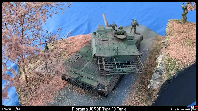 Diorama JGSDF Type 10 Tank & US Ariadna Ranger Force