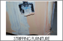 stripping furniture