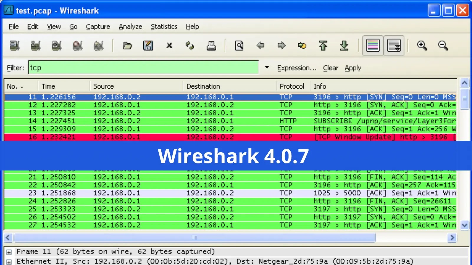 Wireshark 4.0.7