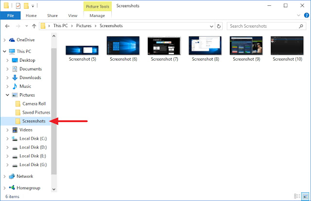 Cara Screenshot Otomatis Tersimpan di Windows  Cara Screenshot Otomatis Tersimpan di Windows 10