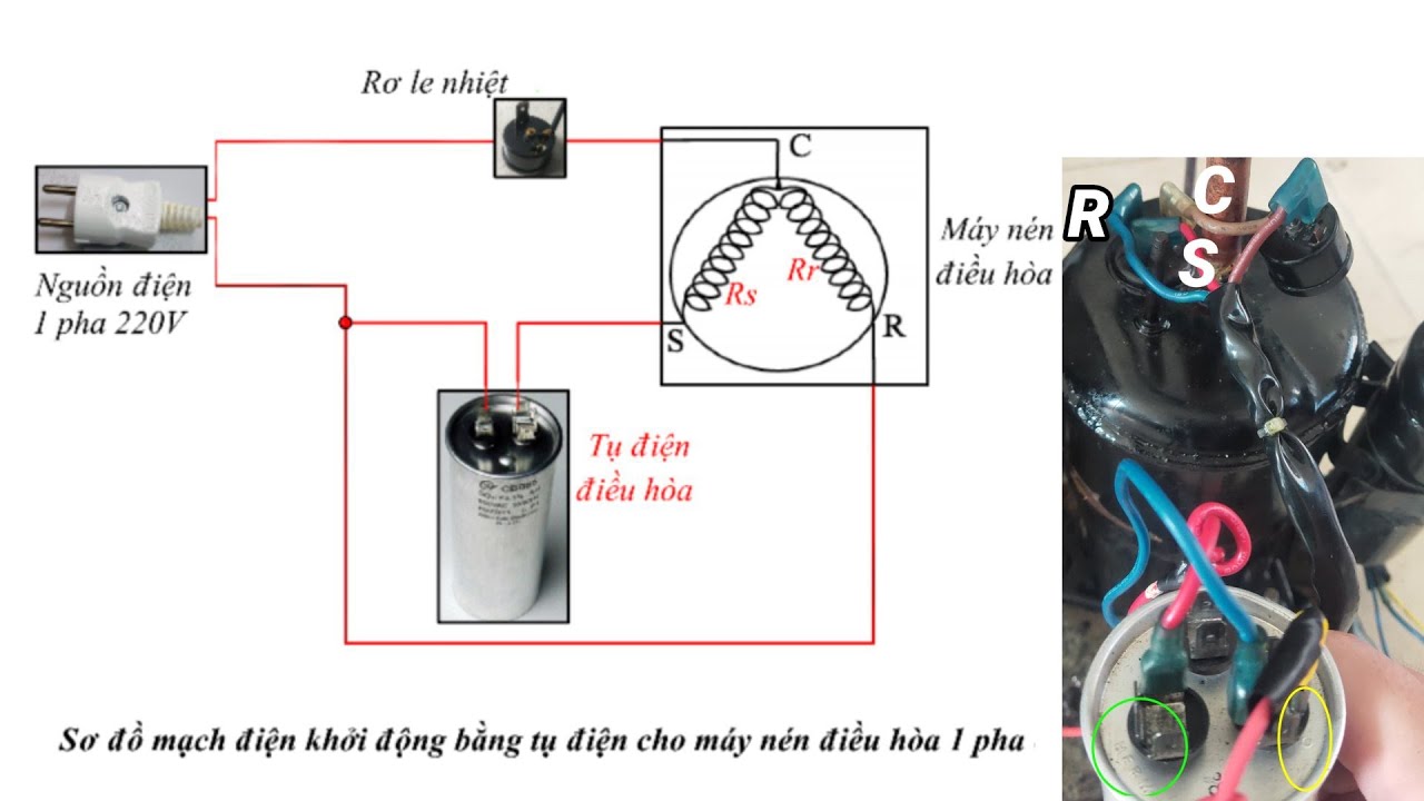 Tụ máy lạnh là gì? Cách thay tụ máy lạnh