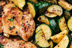 Buttery Garlic Herb Chicken with Zucchini