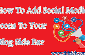 How To Add Social Media Follower Icons To Your Blog Side Bar