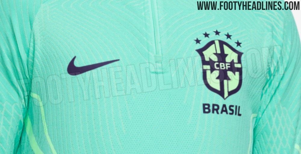 Futuristisch: Nike Trainingstrikot für die Fußball-WM 2022 in Brasilien  geleakt - Nur Fussball