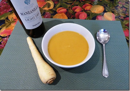 parsnip and ginger soup