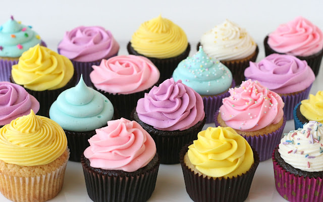 Colorful Cupcakes