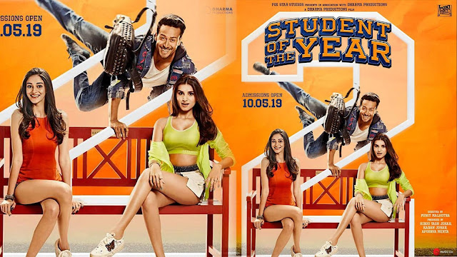 student of the year 2 Movie 2019 Full HD download Tamilmv, Hindilinks4u, FilmyHit, 9xmovies Bollywood movie, Songs, Download