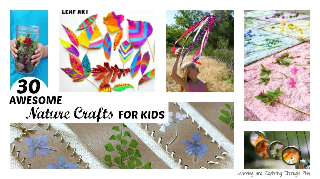 Nature Crafts for Kids - Learning and Exploring Through Play