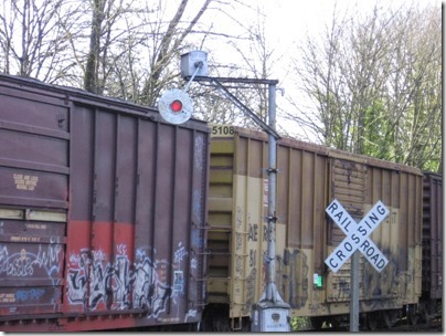 IMG_1106 Magnetic Flagman (Wig-Wag) Signal at Berlin Road in Lebanon, Oregon on February 24, 2006