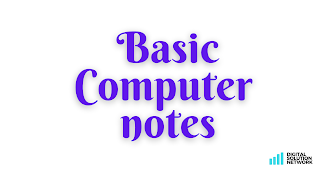 basic computer notes