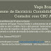 Vaga de Emprego para Gerente de Escritório Contabilidade