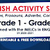 ENGLISH ACTIVITY SHEETS for Grade 1 to Grade 6 (Free Download) Based on MELCs