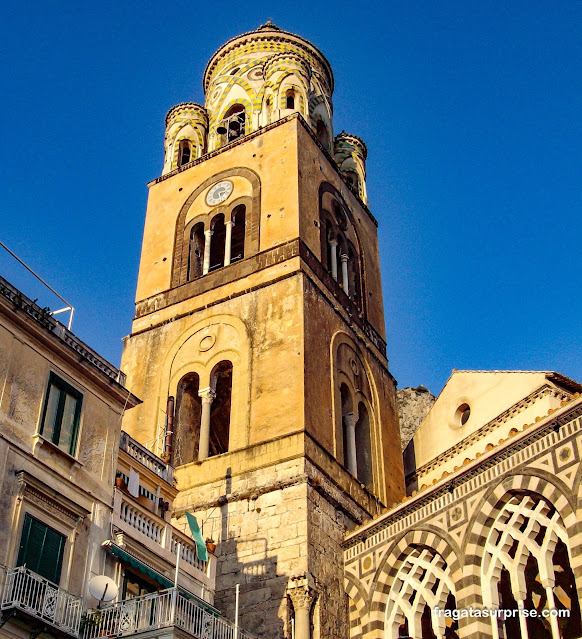 Catedral de Amalfi na Costa Amalfitana