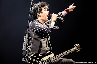 Green Day AccorHotels Arena Paris Bercy American Idiot Concert Punk Rock Live Rock'n'Live Photo Marie Dookie Le Bannier Mike Dirnt Tré Cool Revolution Radio Basket Case