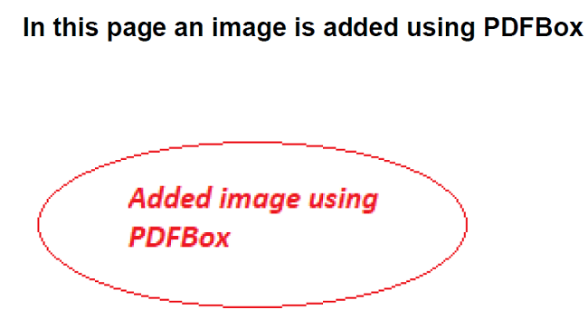 Image PDFBox Java