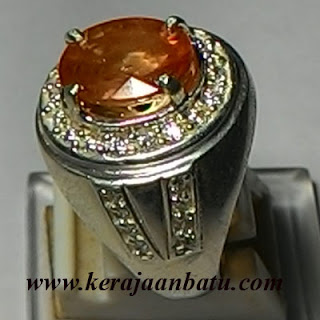 NATURAL ORANGE SAPPHIRE CORUNDUM KODE KB164