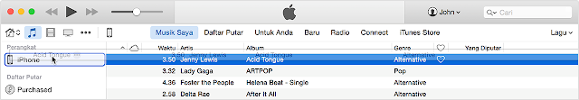 Cara menambahkan Lagu dari Komputer ke iPhone, iPad Dengan iTunes