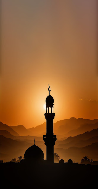 تحميل خلفية ايفون مسجد بشهر رمضان المبارك ، خلفيات اسلامية فخمه بدقة 4K