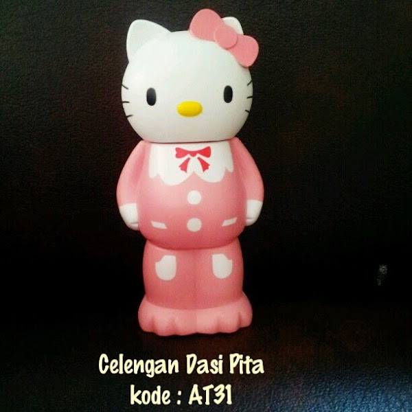 Celengan Hello Kitty 3 Partisi Murah  Grosir Ecer Dasi Pita