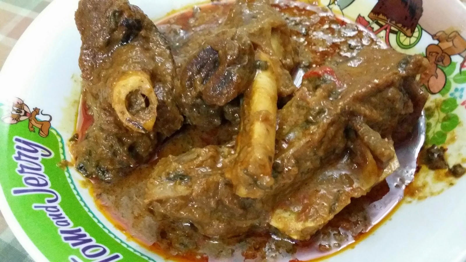 ZULFAZA LOVES COOKING: Resepi kambing masak kari maghribi