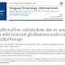 Efeito adjuvante da dieta pobre em carboidratos nos desfechos de pacientes com glioblastoma recorrente sob terapia com álcool perílico intranasal.