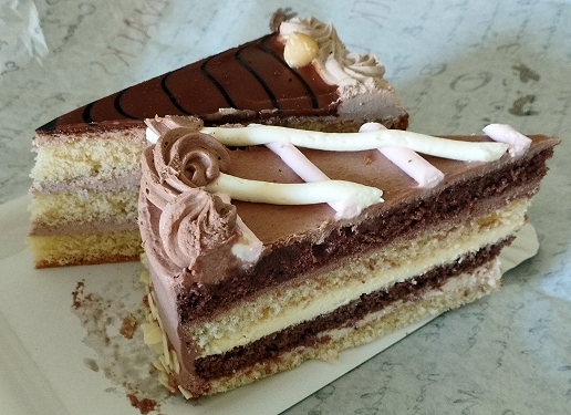 Foodporn: Nougat- und Pücklertorte