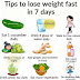 Tips To Loose Weight Fast In 7 Days