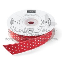 Real Red polka dot grosgrain copy copy