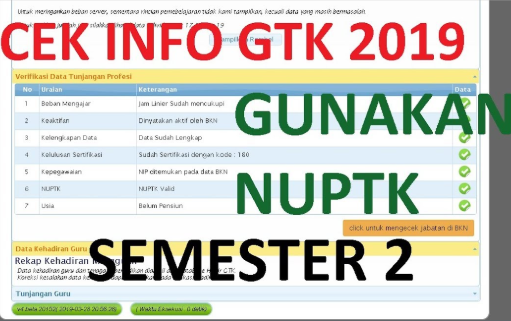 Cara cepat cek SKTP Info GTK Guru terbaru