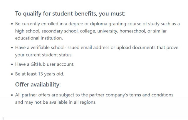满足以下条件才能获得 GitHub 学生开发者套装