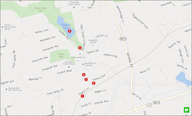 Click to enlarge Unionville attraction map