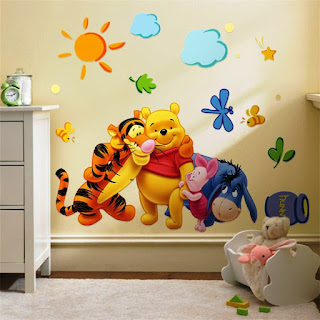 Gambar Wallpaper Dinding Winnie the Pooh Terbaru dan Lucu 2001610