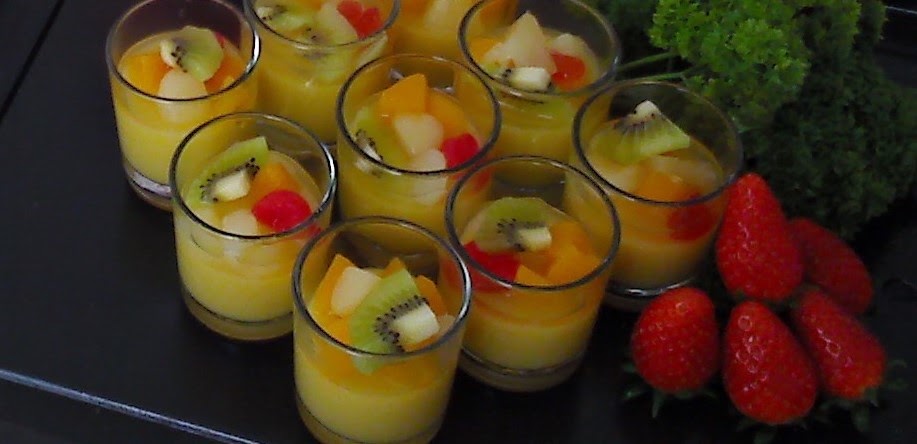 Puding Koktel ' in Shot Glass '  Rasa Mewah Catering