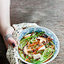 Zuppa di miso con shiitake, bok choy e lemongrass