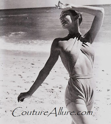 Couture Allure Vintage Fashion: Weekend Eye Candy - Claire McCardell  Swimsuit 1945