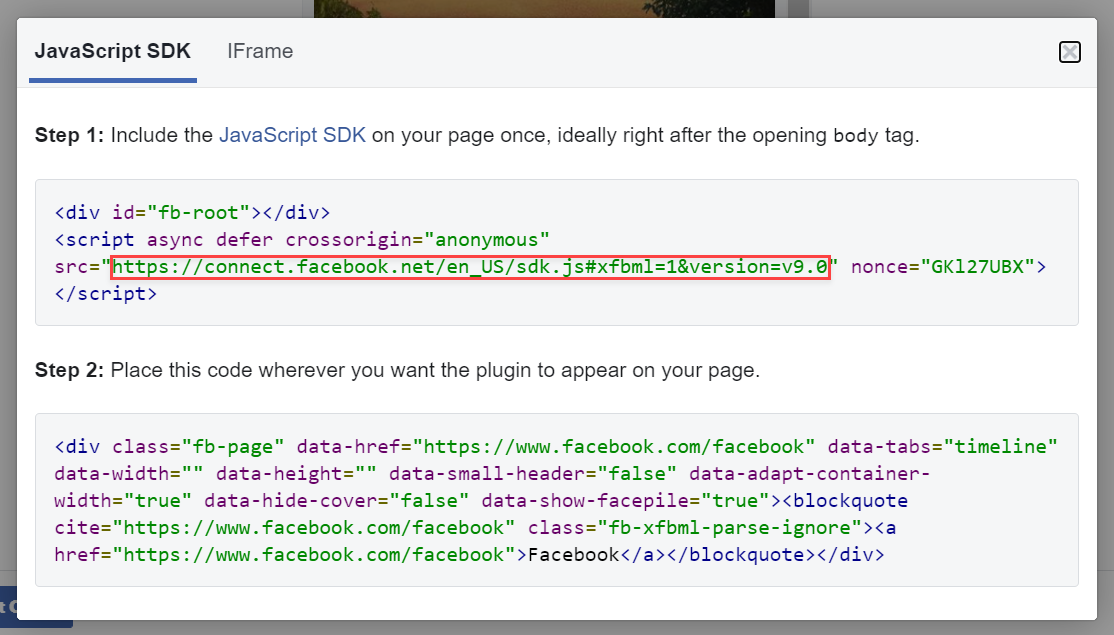 Facebook SDK