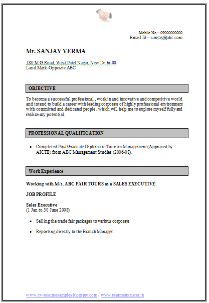 Over 10000 CV and Resume Samples with Free Download: CV 